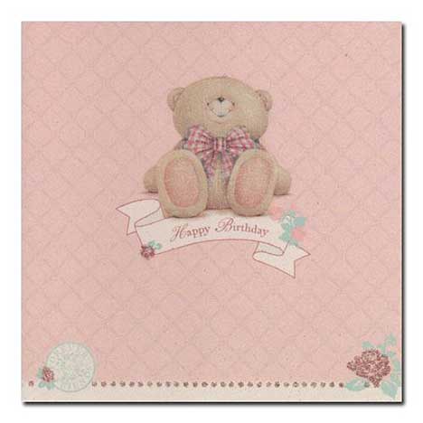 Happy Birthday Vintage Forever Friends Card